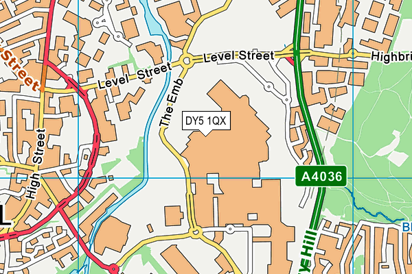 DY5 1QX map - OS VectorMap District (Ordnance Survey) DY5 1QX map - OS VectorMap District (Ordnance Survey)