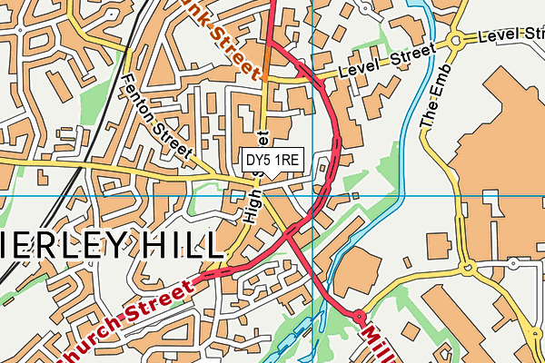 DY5 1RE map - OS VectorMap District (Ordnance Survey) DY5 1RE map - OS VectorMap District (Ordnance Survey)