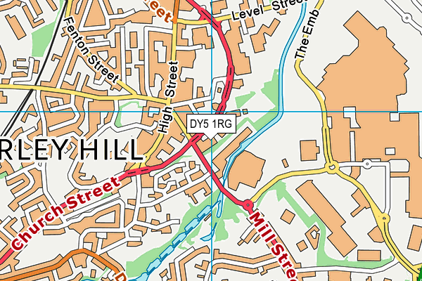 DY5 1RG map - OS VectorMap District (Ordnance Survey) DY5 1RG map - OS VectorMap District (Ordnance Survey)