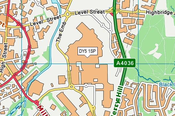 DY5 1SP map - OS VectorMap District (Ordnance Survey) DY5 1SP map - OS VectorMap District (Ordnance Survey)