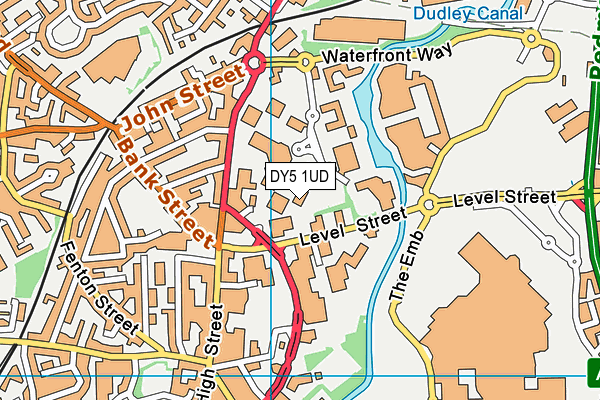 DY5 1UD map - OS VectorMap District (Ordnance Survey) DY5 1UD map - OS VectorMap District (Ordnance Survey)