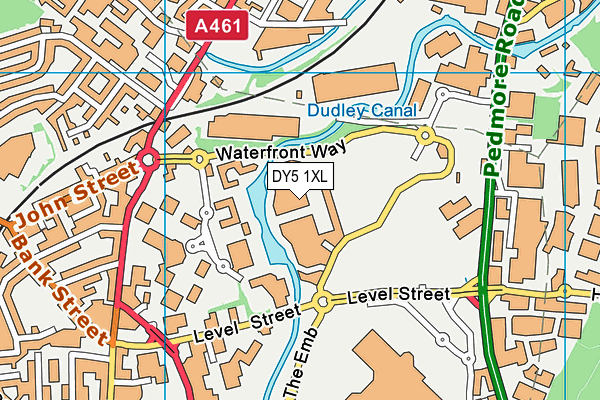 DY5 1XL map - OS VectorMap District (Ordnance Survey) DY5 1XL map - OS VectorMap District (Ordnance Survey)