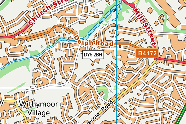 DY5 2BH map - OS VectorMap District (Ordnance Survey) DY5 2BH map - OS VectorMap District (Ordnance Survey)