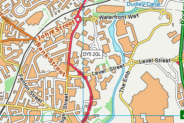 DY5 2GL map - OS VectorMap District (Ordnance Survey) DY5 2GL map - OS VectorMap District (Ordnance Survey)