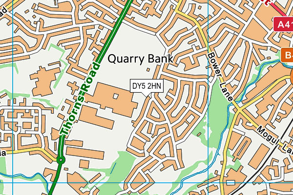 DY5 2HN map - OS VectorMap District (Ordnance Survey) DY5 2HN map - OS VectorMap District (Ordnance Survey)