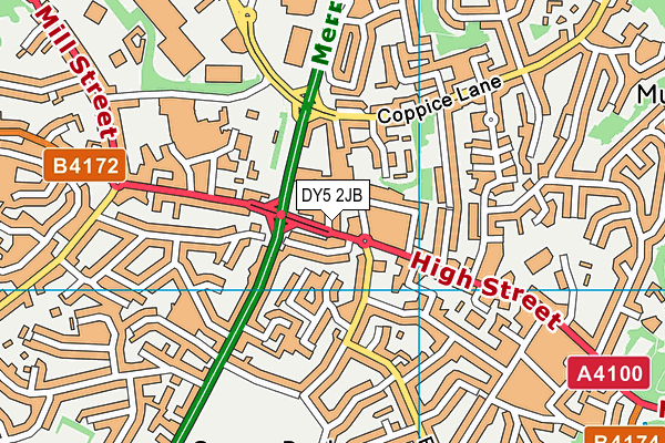 DY5 2JB map - OS VectorMap District (Ordnance Survey) DY5 2JB map - OS VectorMap District (Ordnance Survey)