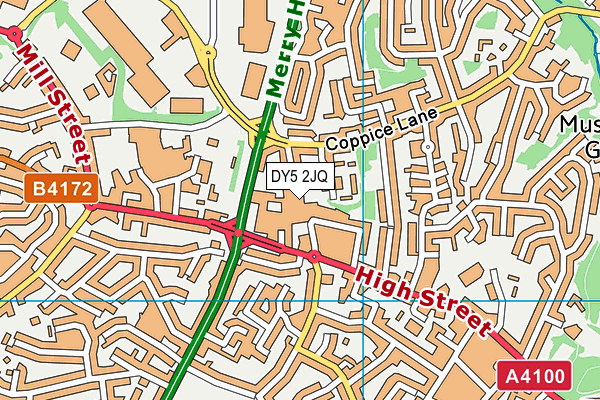 DY5 2JQ map - OS VectorMap District (Ordnance Survey) DY5 2JQ map - OS VectorMap District (Ordnance Survey)