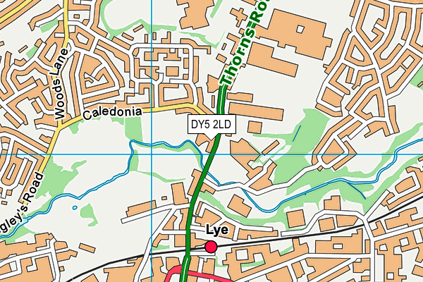 DY5 2LD map - OS VectorMap District (Ordnance Survey) DY5 2LD map - OS VectorMap District (Ordnance Survey)