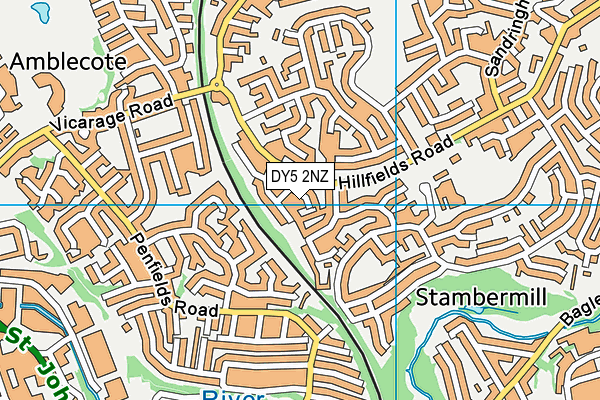 DY5 2NZ map - OS VectorMap District (Ordnance Survey) DY5 2NZ map - OS VectorMap District (Ordnance Survey)