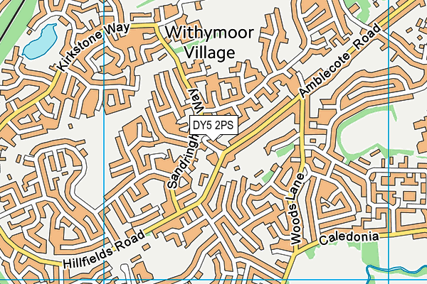 DY5 2PS map - OS VectorMap District (Ordnance Survey) DY5 2PS map - OS VectorMap District (Ordnance Survey)