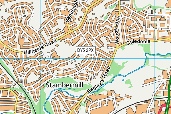 DY5 2PX map - OS VectorMap District (Ordnance Survey) DY5 2PX map - OS VectorMap District (Ordnance Survey)
