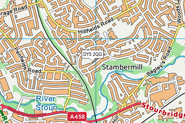 DY5 2QG map - OS VectorMap District (Ordnance Survey) DY5 2QG map - OS VectorMap District (Ordnance Survey)