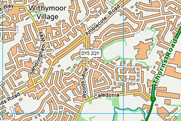 DY5 2QY map - OS VectorMap District (Ordnance Survey) DY5 2QY map - OS VectorMap District (Ordnance Survey)