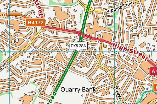 DY5 2SA map - OS VectorMap District (Ordnance Survey) DY5 2SA map - OS VectorMap District (Ordnance Survey)