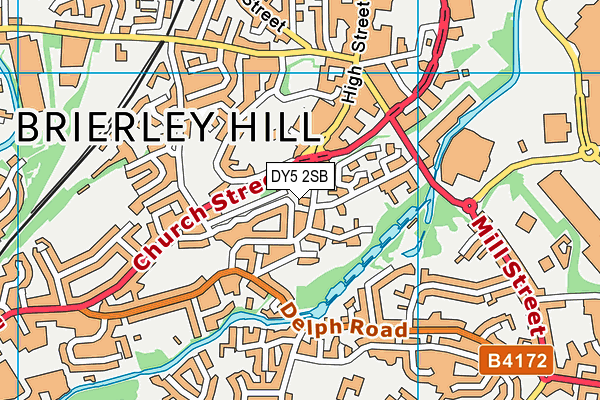 DY5 2SB map - OS VectorMap District (Ordnance Survey) DY5 2SB map - OS VectorMap District (Ordnance Survey)