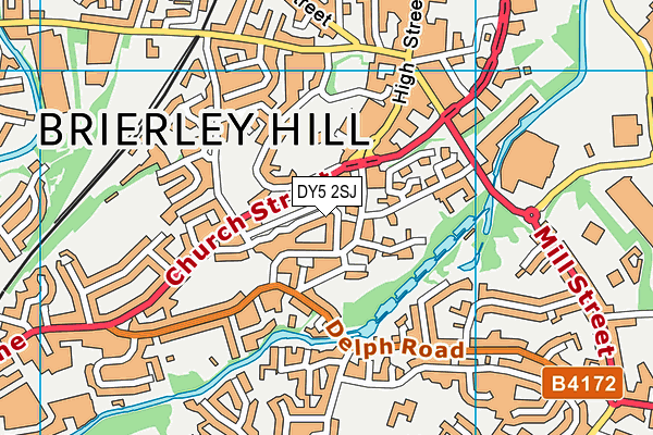 DY5 2SJ map - OS VectorMap District (Ordnance Survey) DY5 2SJ map - OS VectorMap District (Ordnance Survey)