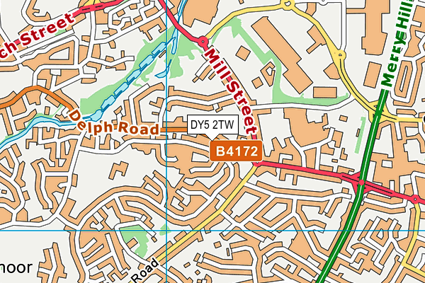 DY5 2TW map - OS VectorMap District (Ordnance Survey) DY5 2TW map - OS VectorMap District (Ordnance Survey)