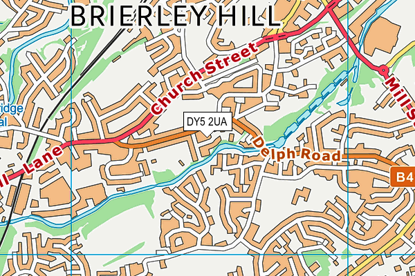 DY5 2UA map - OS VectorMap District (Ordnance Survey) DY5 2UA map - OS VectorMap District (Ordnance Survey)