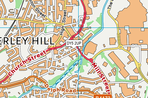 DY5 2UP map - OS VectorMap District (Ordnance Survey)
