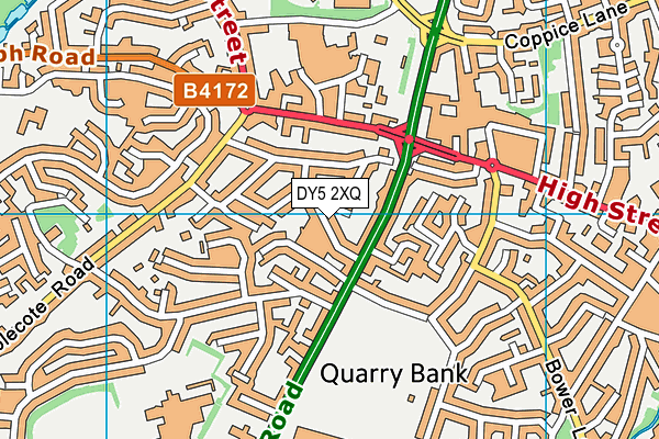 DY5 2XQ map - OS VectorMap District (Ordnance Survey)