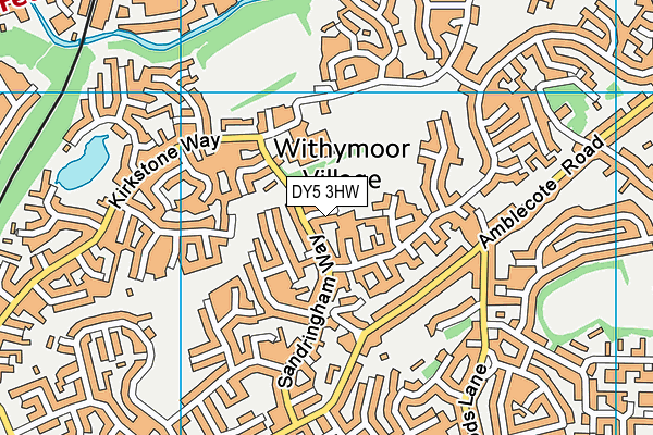DY5 3HW map - OS VectorMap District (Ordnance Survey) DY5 3HW map - OS VectorMap District (Ordnance Survey)