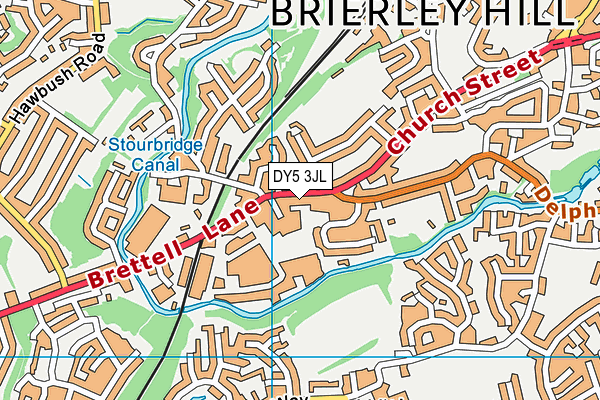 DY5 3JL map - OS VectorMap District (Ordnance Survey) DY5 3JL map - OS VectorMap District (Ordnance Survey)