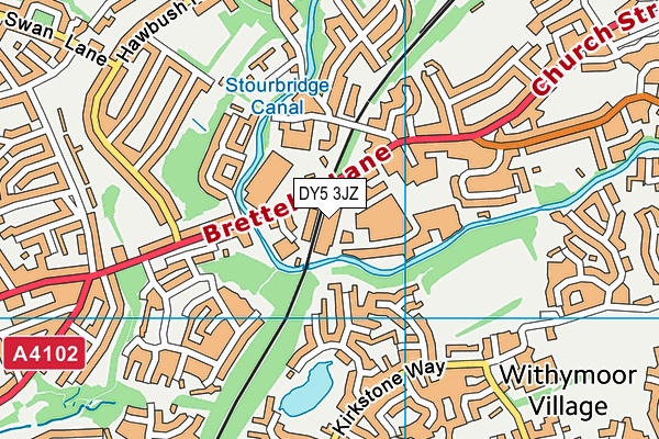 DY5 3JZ map - OS VectorMap District (Ordnance Survey) DY5 3JZ map - OS VectorMap District (Ordnance Survey)