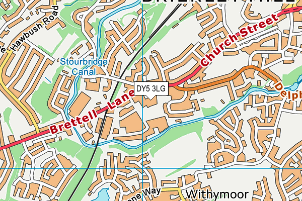 DY5 3LG map - OS VectorMap District (Ordnance Survey) DY5 3LG map - OS VectorMap District (Ordnance Survey)