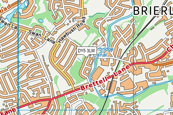 DY5 3LW map - OS VectorMap District (Ordnance Survey) DY5 3LW map - OS VectorMap District (Ordnance Survey)