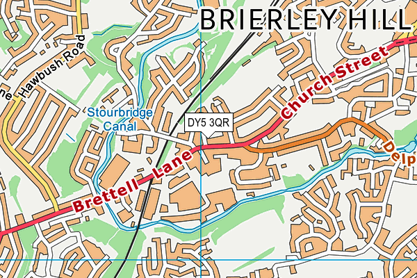 DY5 3QR map - OS VectorMap District (Ordnance Survey) DY5 3QR map - OS VectorMap District (Ordnance Survey)