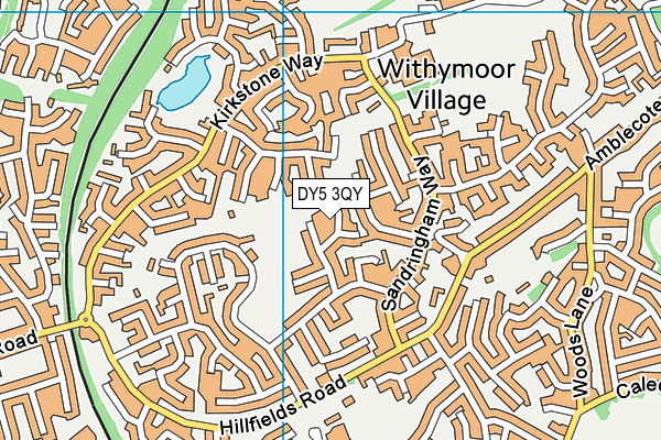 DY5 3QY map - OS VectorMap District (Ordnance Survey) DY5 3QY map - OS VectorMap District (Ordnance Survey)