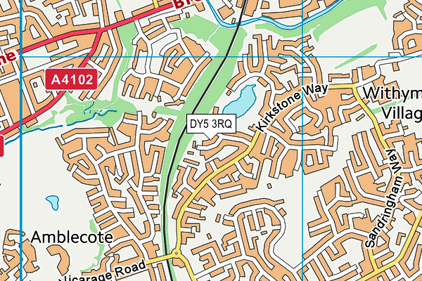 DY5 3RQ map - OS VectorMap District (Ordnance Survey) DY5 3RQ map - OS VectorMap District (Ordnance Survey)