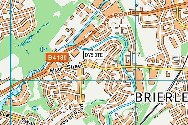 DY5 3TE map - OS VectorMap District (Ordnance Survey) DY5 3TE map - OS VectorMap District (Ordnance Survey)