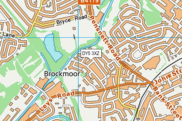 DY5 3XZ map - OS VectorMap District (Ordnance Survey) DY5 3XZ map - OS VectorMap District (Ordnance Survey)