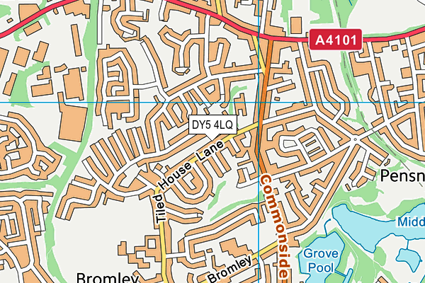 DY5 4LQ map - OS VectorMap District (Ordnance Survey) DY5 4LQ map - OS VectorMap District (Ordnance Survey)