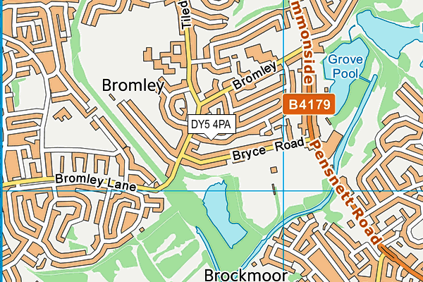 DY5 4PA map - OS VectorMap District (Ordnance Survey) DY5 4PA map - OS VectorMap District (Ordnance Survey)