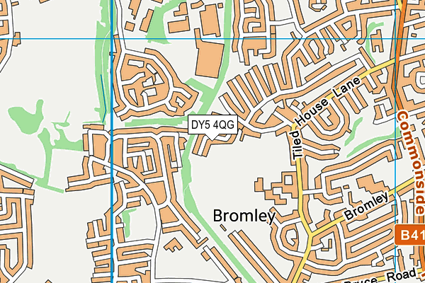DY5 4QG map - OS VectorMap District (Ordnance Survey) DY5 4QG map - OS VectorMap District (Ordnance Survey)