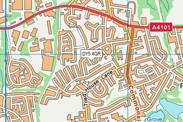 DY5 4QR map - OS VectorMap District (Ordnance Survey) DY5 4QR map - OS VectorMap District (Ordnance Survey)