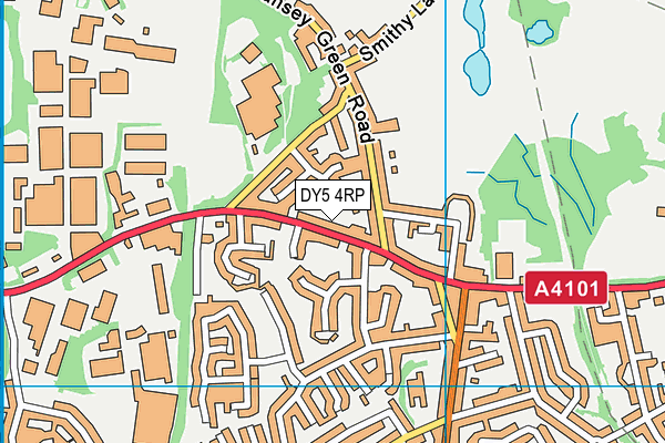 DY5 4RP map - OS VectorMap District (Ordnance Survey) DY5 4RP map - OS VectorMap District (Ordnance Survey)