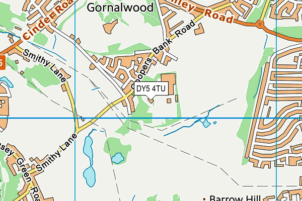 DY5 4TU map - OS VectorMap District (Ordnance Survey) DY5 4TU map - OS VectorMap District (Ordnance Survey)