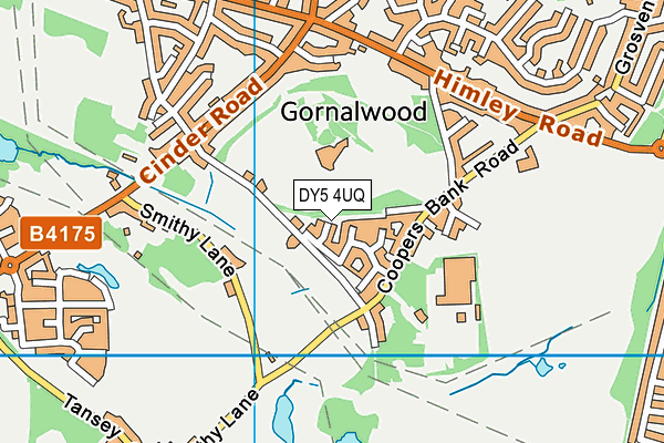 DY5 4UQ map - OS VectorMap District (Ordnance Survey) DY5 4UQ map - OS VectorMap District (Ordnance Survey)