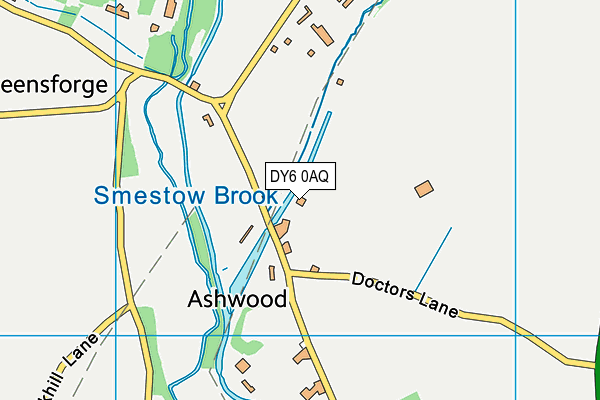 DY6 0AQ map - OS VectorMap District (Ordnance Survey)