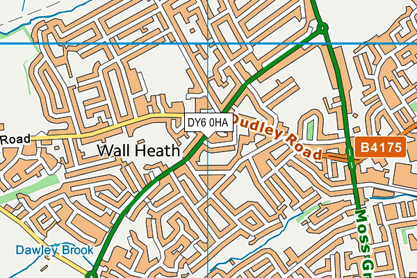 DY6 0HA map - OS VectorMap District (Ordnance Survey) DY6 0HA map - OS VectorMap District (Ordnance Survey)