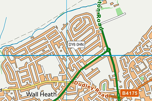 DY6 0HN map - OS VectorMap District (Ordnance Survey) DY6 0HN map - OS VectorMap District (Ordnance Survey)