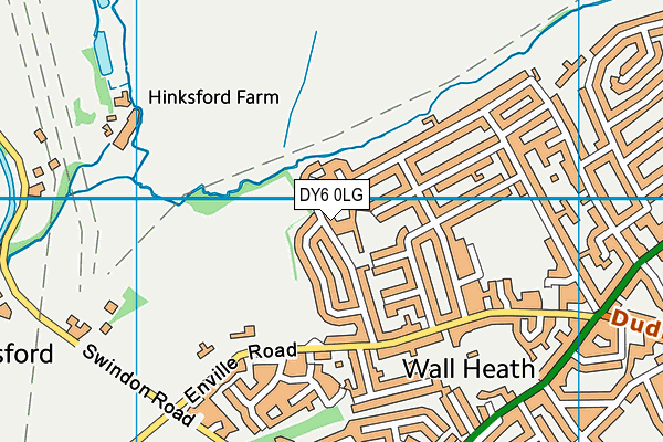 DY6 0LG map - OS VectorMap District (Ordnance Survey) DY6 0LG map - OS VectorMap District (Ordnance Survey)