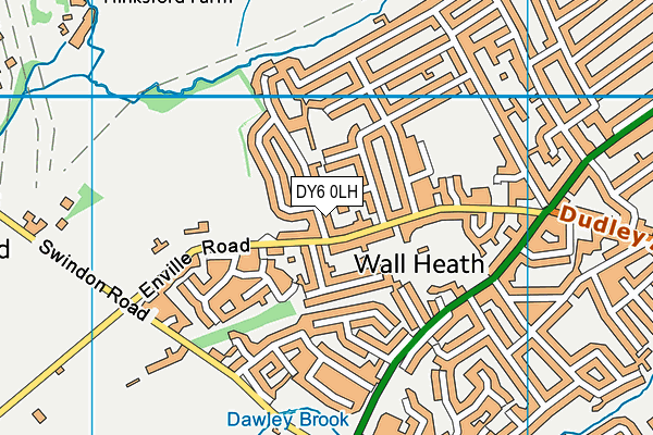 DY6 0LH map - OS VectorMap District (Ordnance Survey) DY6 0LH map - OS VectorMap District (Ordnance Survey)