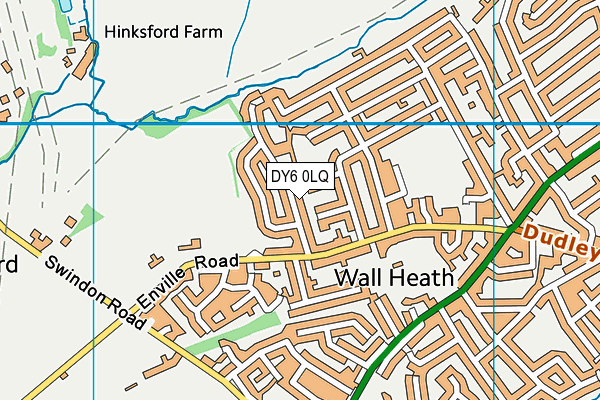 DY6 0LQ map - OS VectorMap District (Ordnance Survey) DY6 0LQ map - OS VectorMap District (Ordnance Survey)