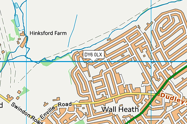DY6 0LX map - OS VectorMap District (Ordnance Survey) DY6 0LX map - OS VectorMap District (Ordnance Survey)