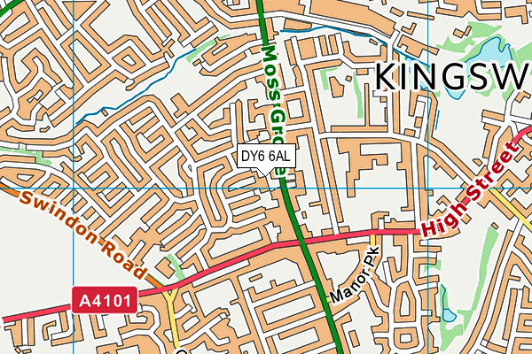 DY6 6AL map - OS VectorMap District (Ordnance Survey) DY6 6AL map - OS VectorMap District (Ordnance Survey)