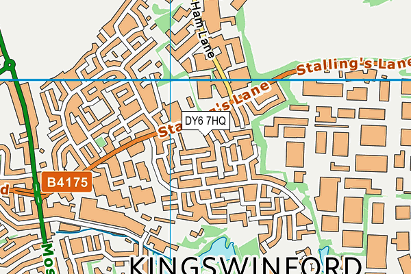 DY6 7HQ map - OS VectorMap District (Ordnance Survey) DY6 7HQ map - OS VectorMap District (Ordnance Survey)